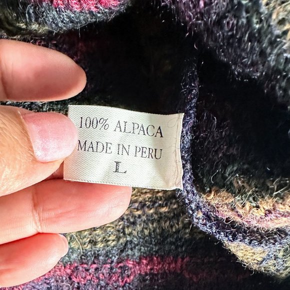 TUMI Men's Alpaca Sweater Size Large EUC - Picture 5 of 5